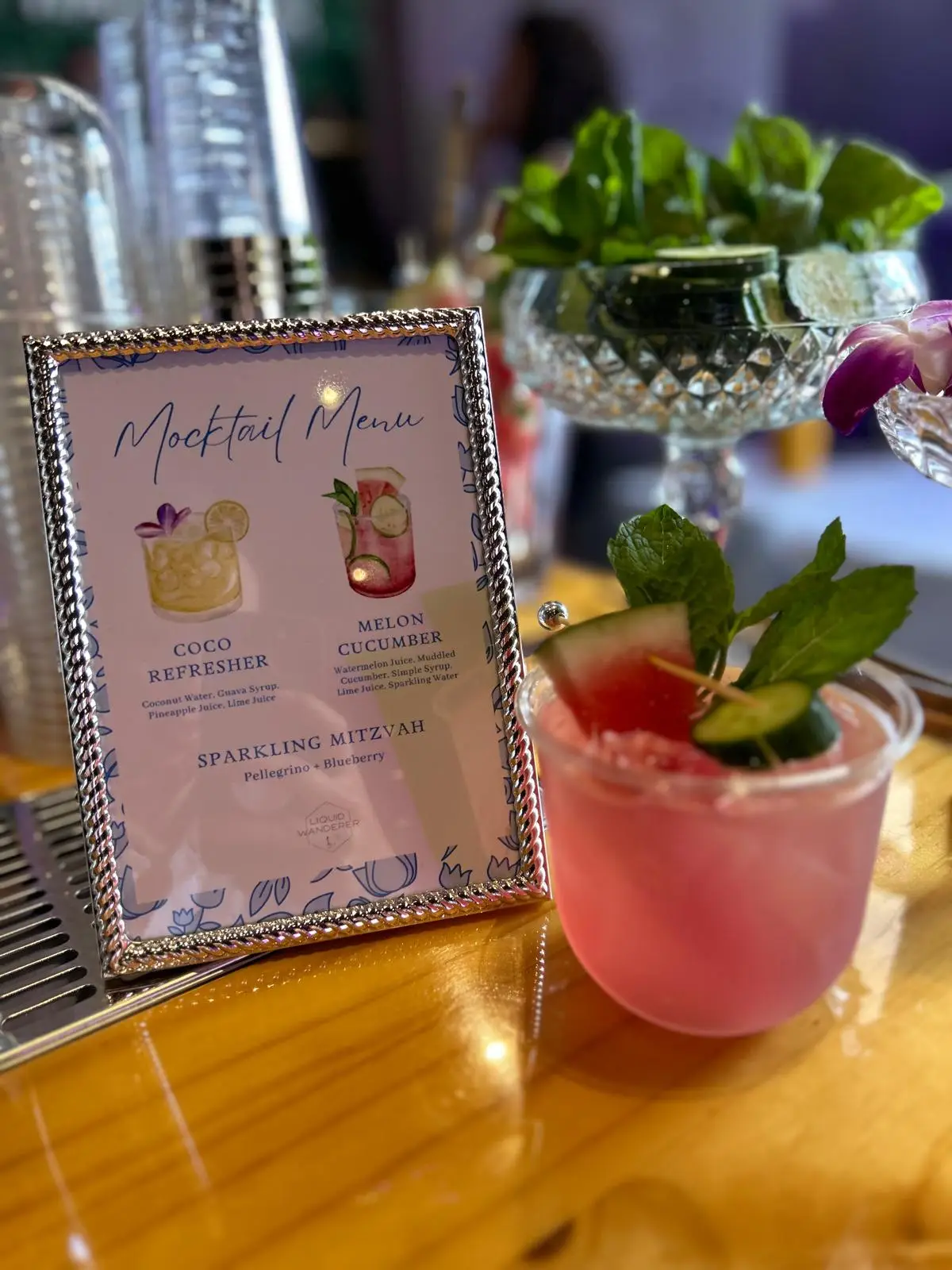 Melon Cucumber Mocktails in Paradise Valley