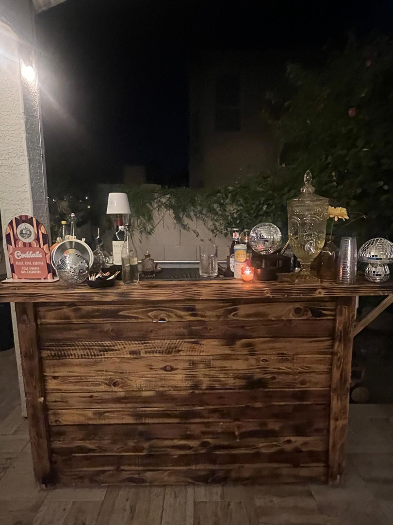 Custom craft cocktail menu Phoenix